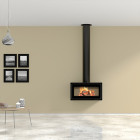 Salamandra a lenha Linea 85 Lenheiro - ADF